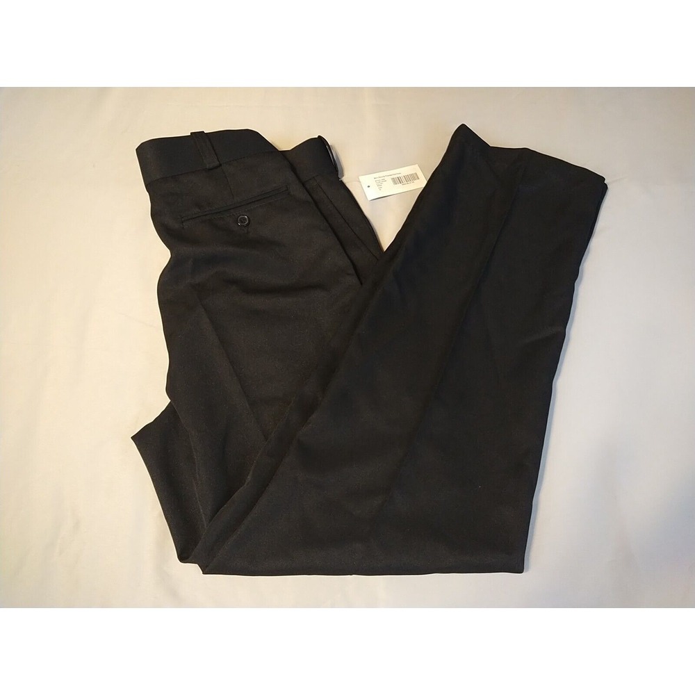 National Patrol Men's Security Polyester/Twill Pants 32 Black Polyester Work